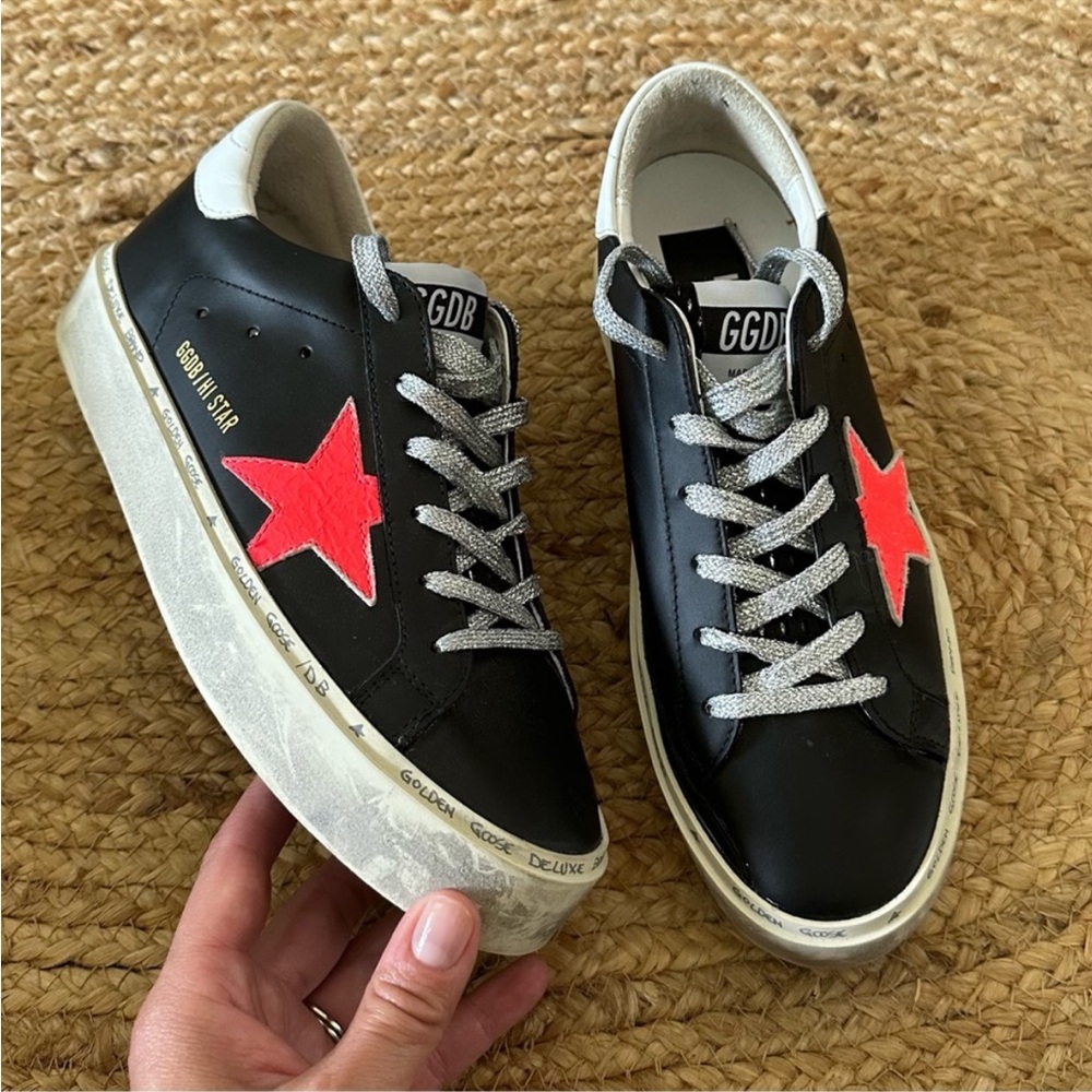 Golden Goose High Star Platform Sneakers